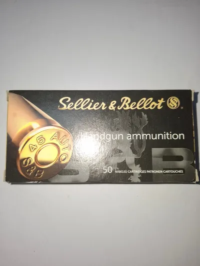 Sellier & Bellot 45 Auto 230grs FMJ