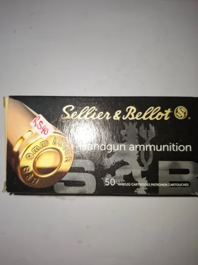 Sellier & Bellot 9x19 124GR JHP
